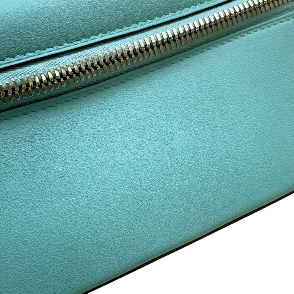 Hermes Hermès Bolide Secret Blue Atoll Handbag/Swift with X Stamp - Picture 10 of 16